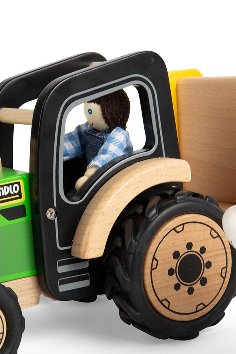Country Tractor & Trailer, Alternate, color, Green