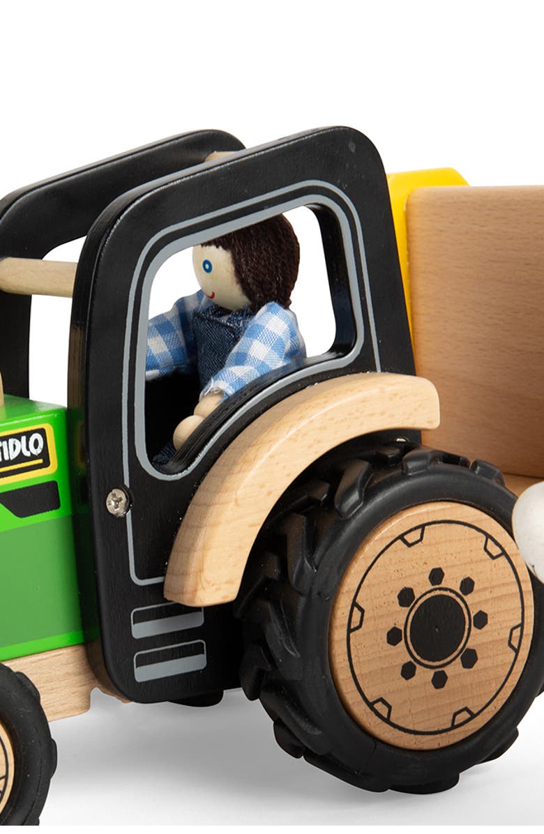 Tidlo Country Tractor & Trailer, Alternate, color, Green