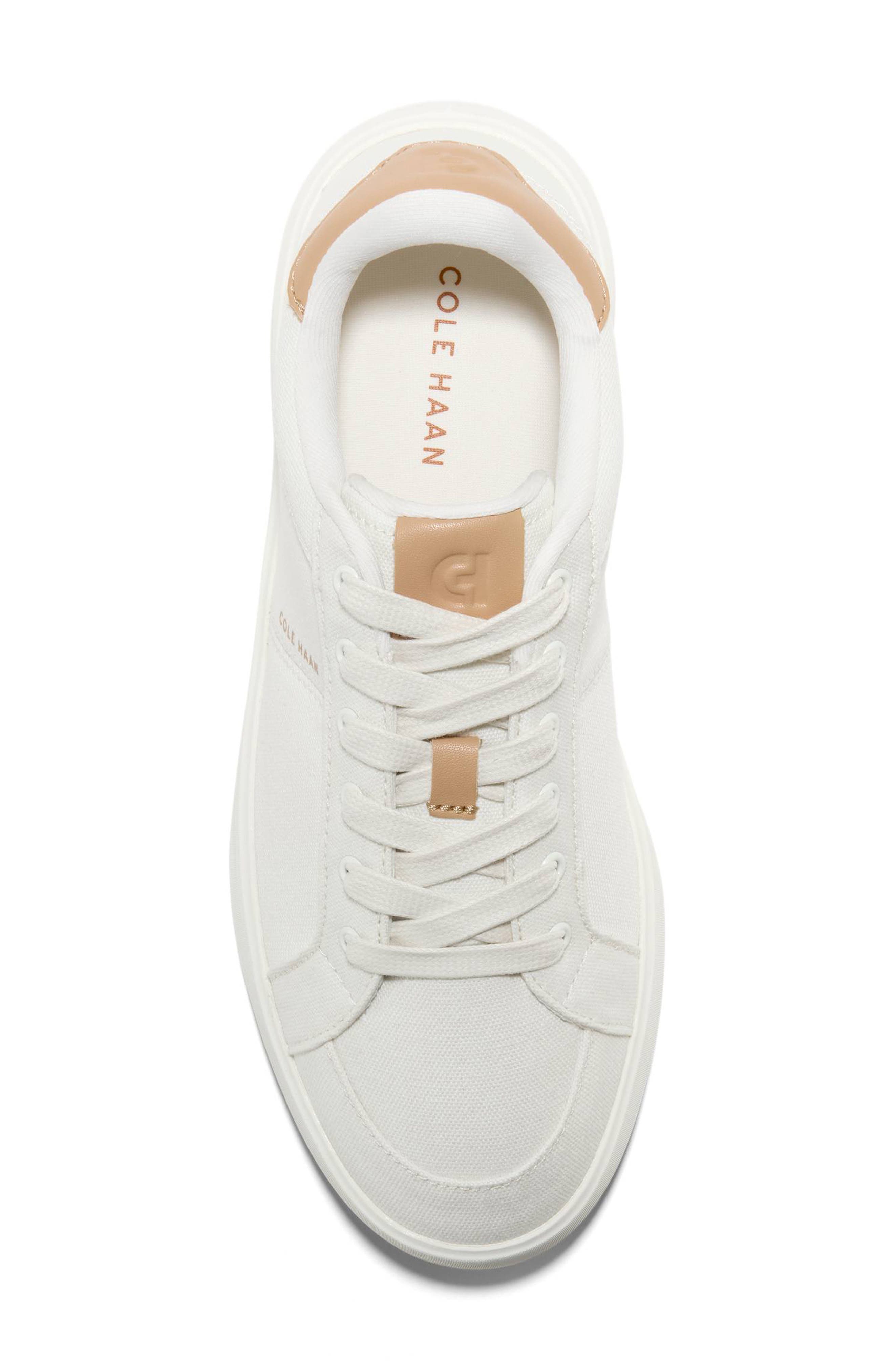 Grand Crosscourt Drift Sneaker, Alternate, color, POWDER CANVAS/ BISCUIT LEATHER