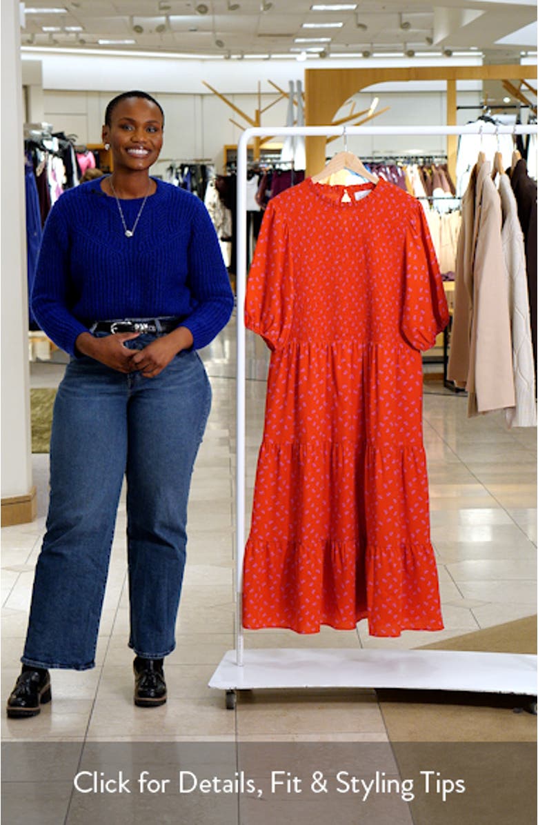 Tayla Bow Print Dress, sales video thumbnail