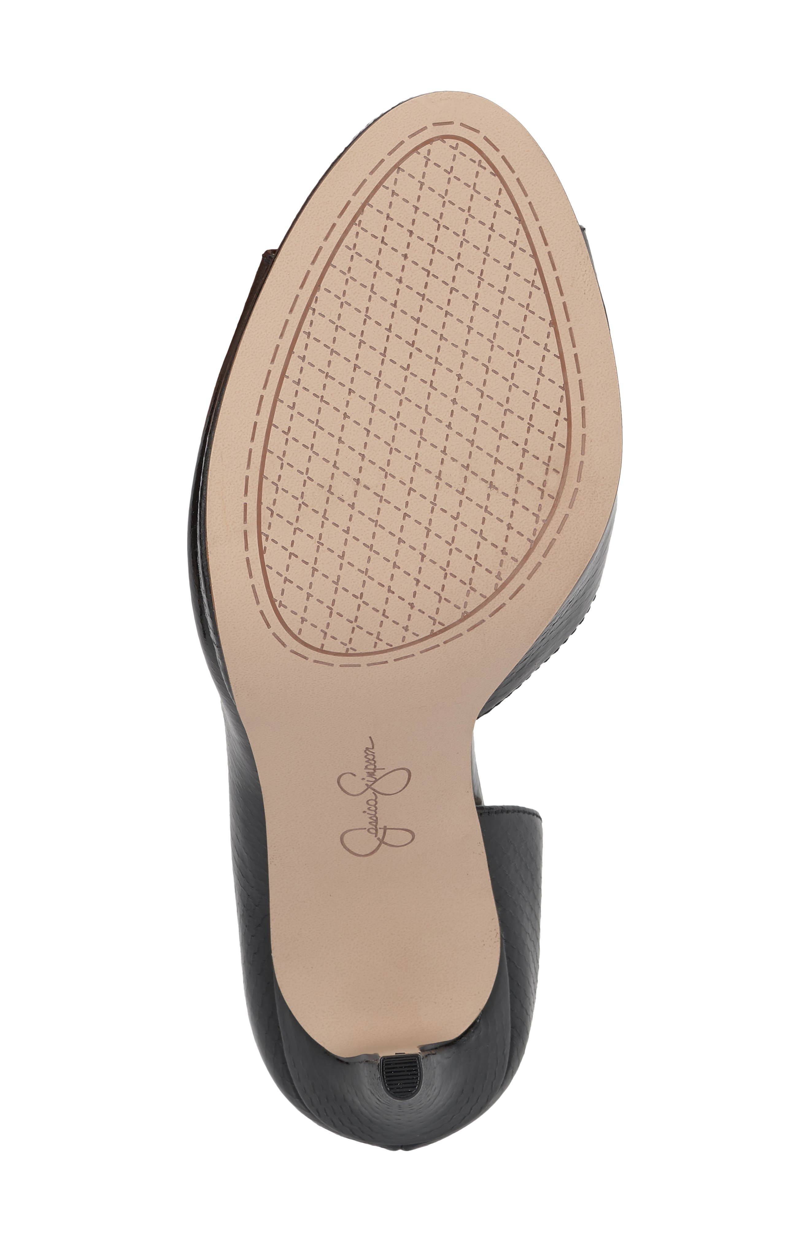 Kimli Half d'Orsay Platform Pump, Alternate, color, BLACK