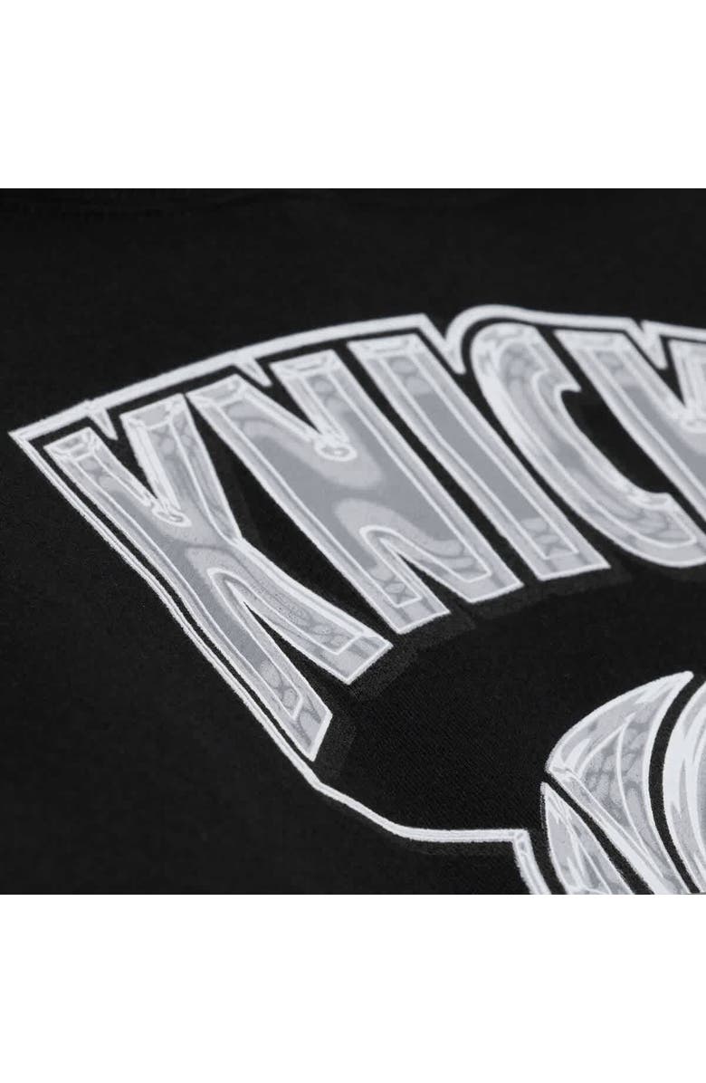 Mitchell & Ness Men's Mitchell & Ness Black New York Knicks Chrome Hoodie, Alternate, color, Black