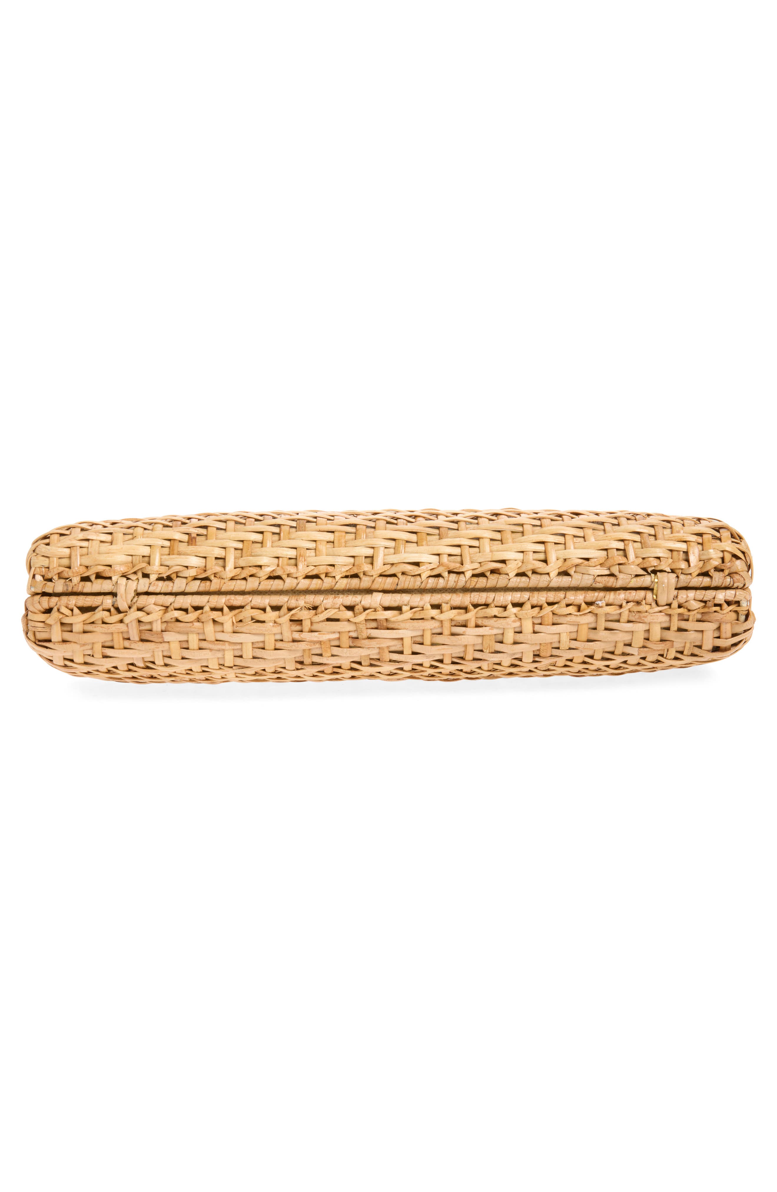 POOLSIDE The Nantucket Clutch, Alternate, color, Natural