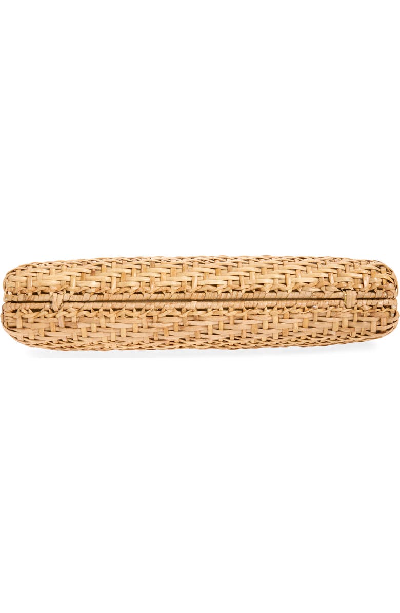 POOLSIDE The Nantucket Clutch, Alternate, color, Natural