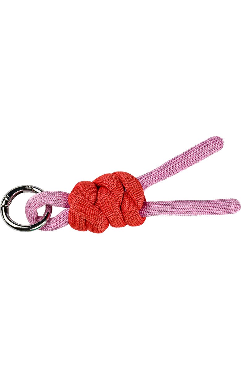 verloop Colorblock Knot Key Chain, Alternate, color, Pink