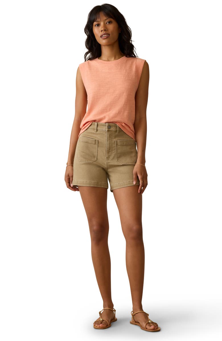 Faherty Sunwashed Slub Muscle Tank, Alternate, color, Canyon Sunset