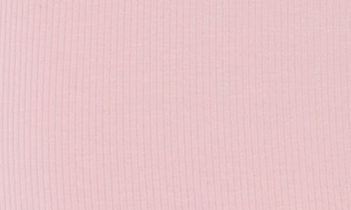 Bebe Ribbed Knit Body-con Midi Dress In Pink