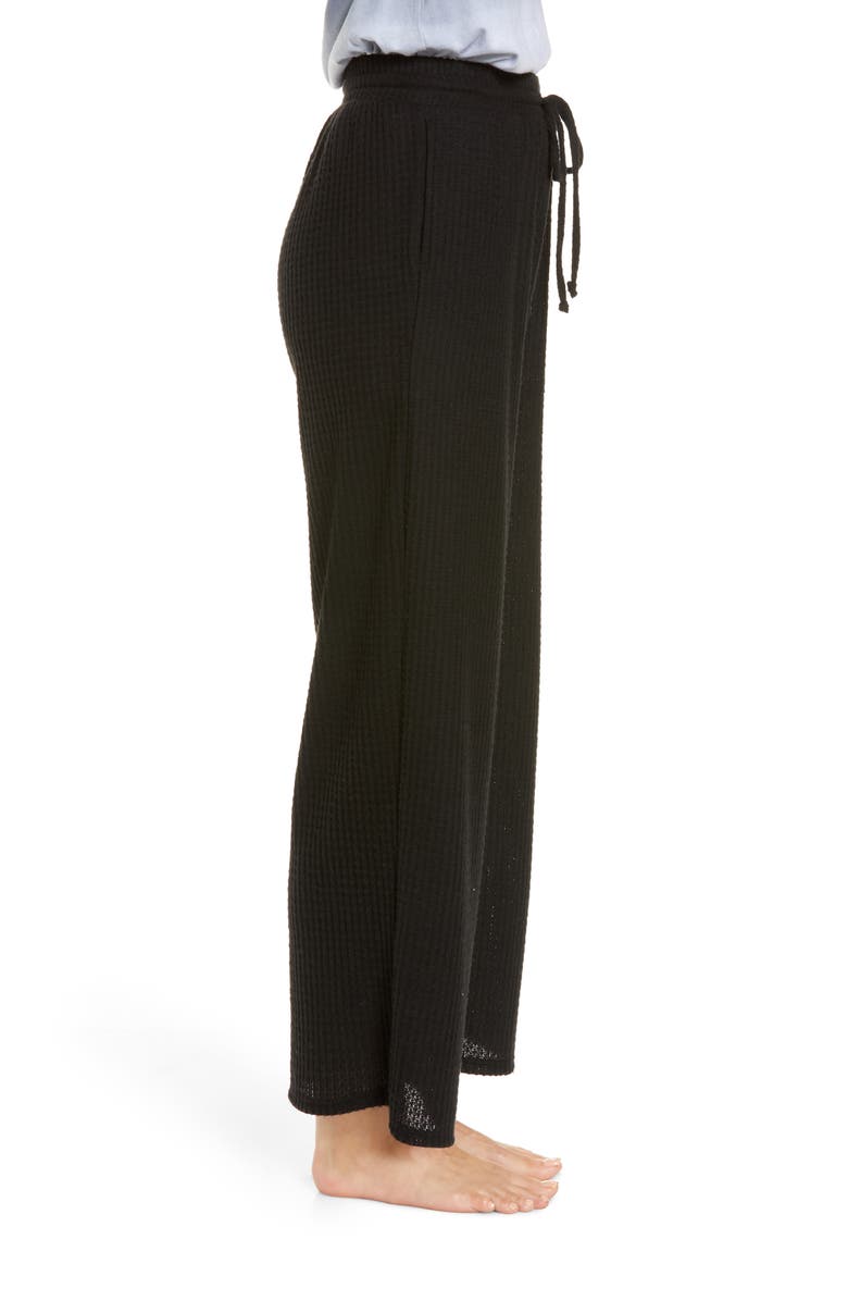 Socialite Waffle Knit Wide Leg Pants, Alternate, color, 