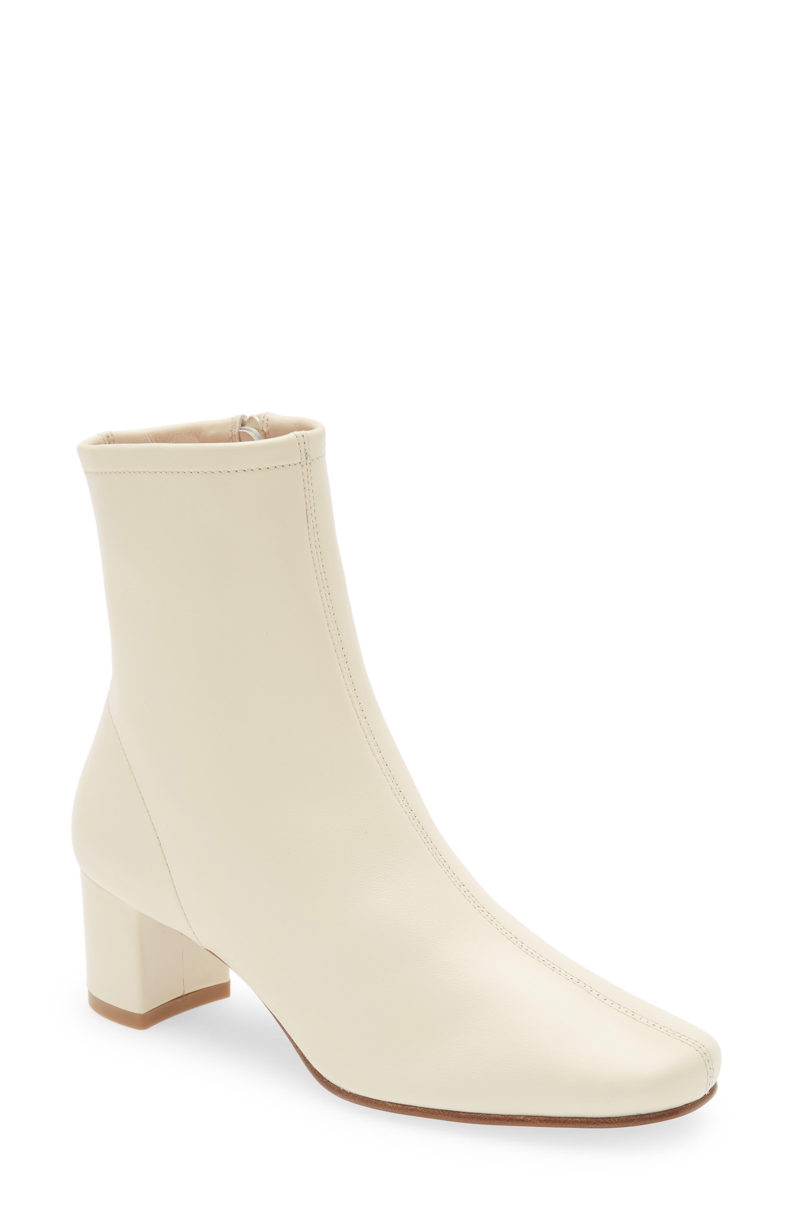 By Far Sofia Block Heel Bootie, Main, color, 