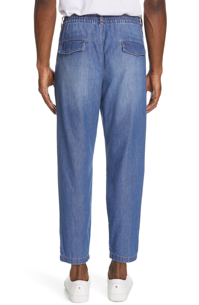 Eleventy Stretch Denim Slim Fit Jogger Dress Pants, Alternate, color, 