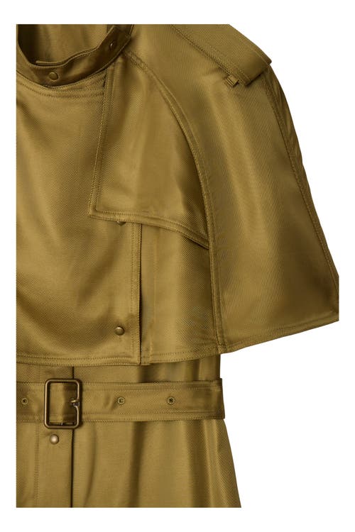 Burberry Midikleid Im Trenchcoat-stil In Walrus