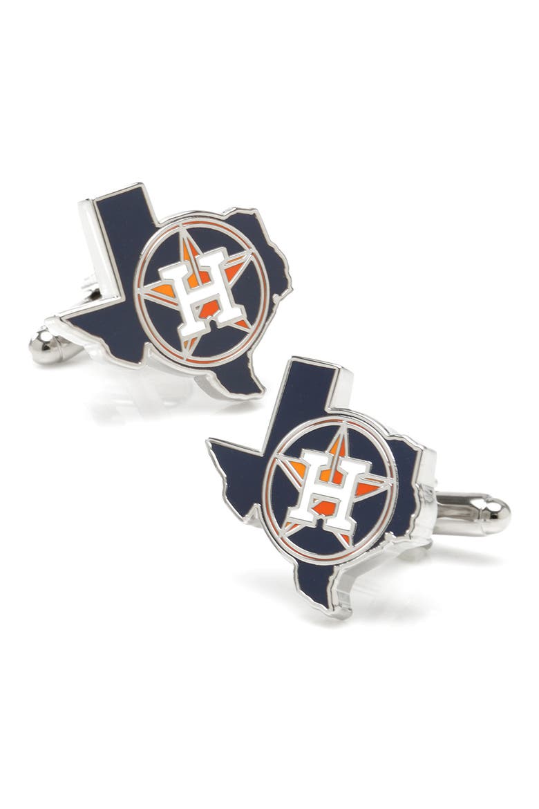 MLB Houston Astros Cuff Links, Main, color, HOUSTON ASTROS STATE SHAPED