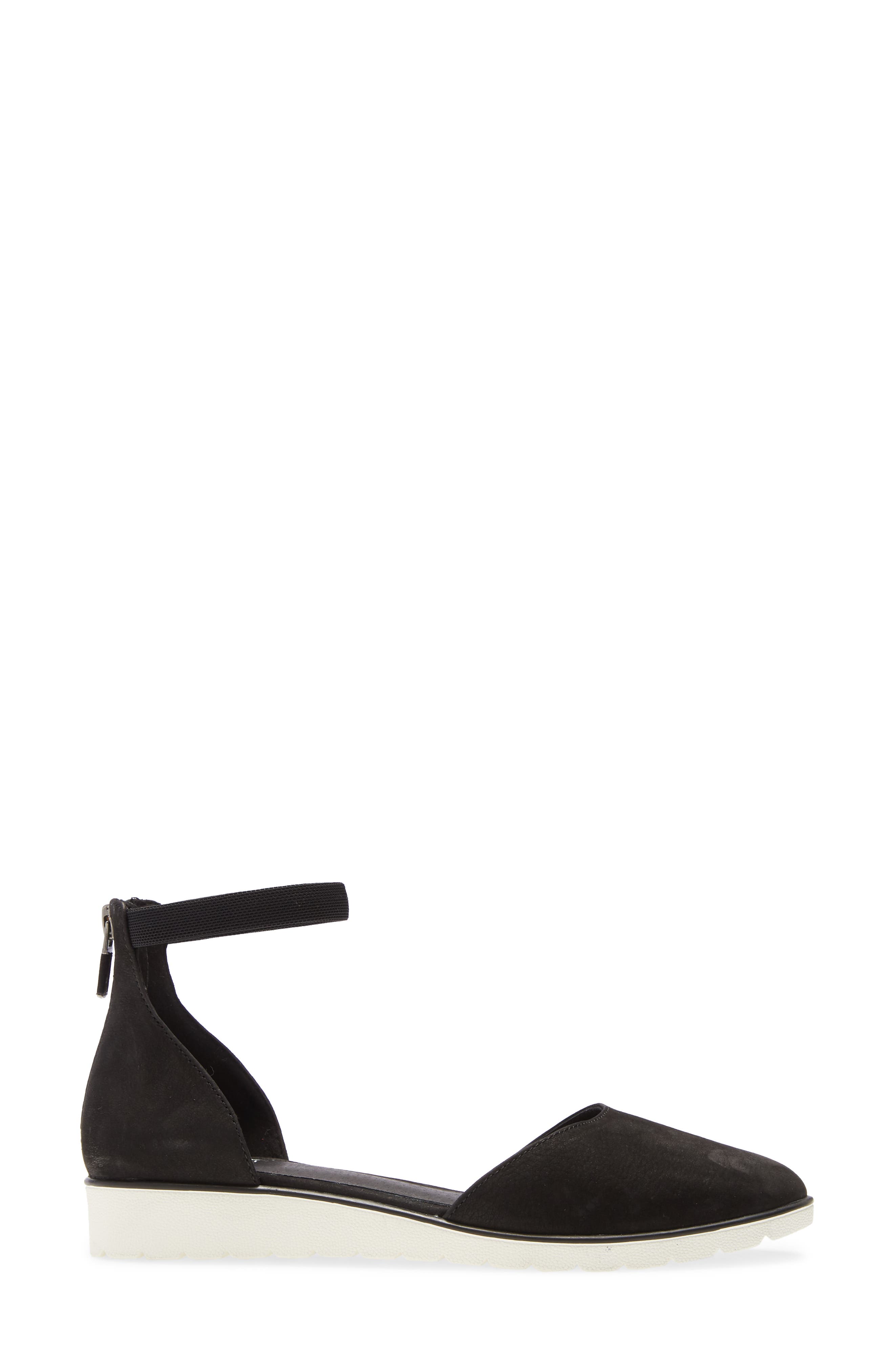 Eileen Fisher Ankle Strap Wedge, Alternate, color, 