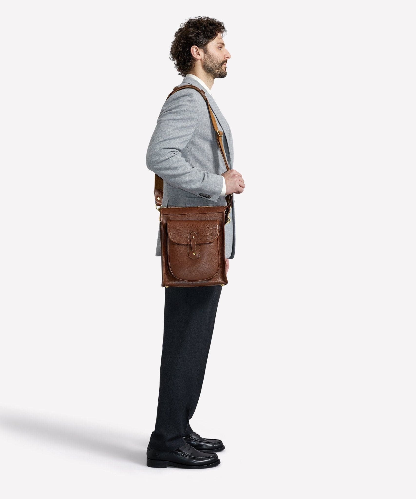 Ghurka Gearpack No. 4, Alternate, color, Vintage Chestnut Leather
