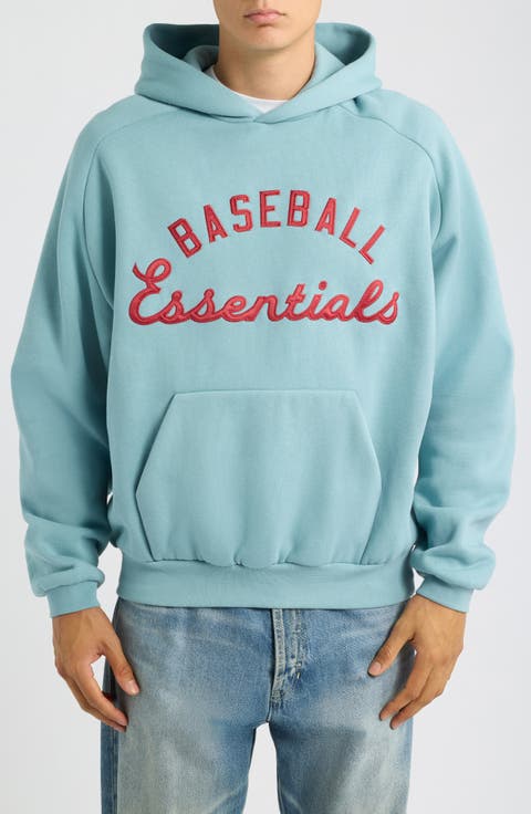 x MLB Embroidered Cotton Blend Fleece Hoodie