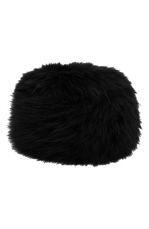 Margot Faux Fur Pillbox Hat