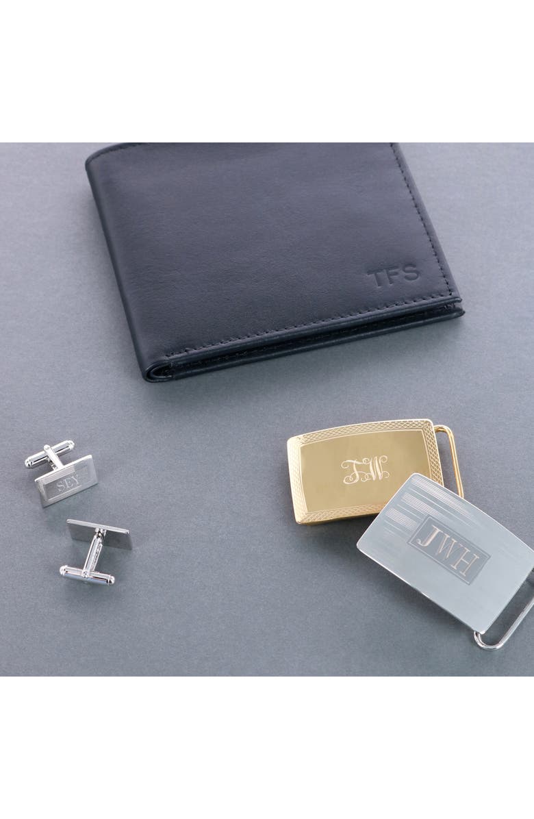 Trafalgar 30mm Gold Plated Compression Belt Buckle, Alternate, color, Gold