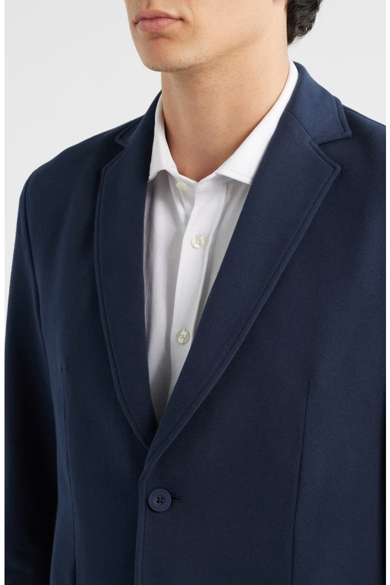 Ace Navy Cotton French Terry Blazer, Alternate, color, TOTAL ECLIPSE