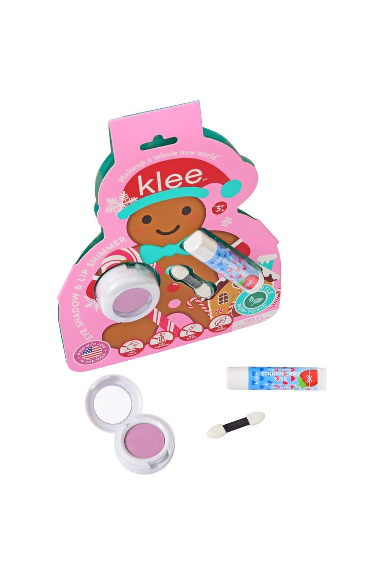 Icicle Sparkles - Kids' Holiday Eye Shadow and Lip Shimmer Set, Main, color, Multi