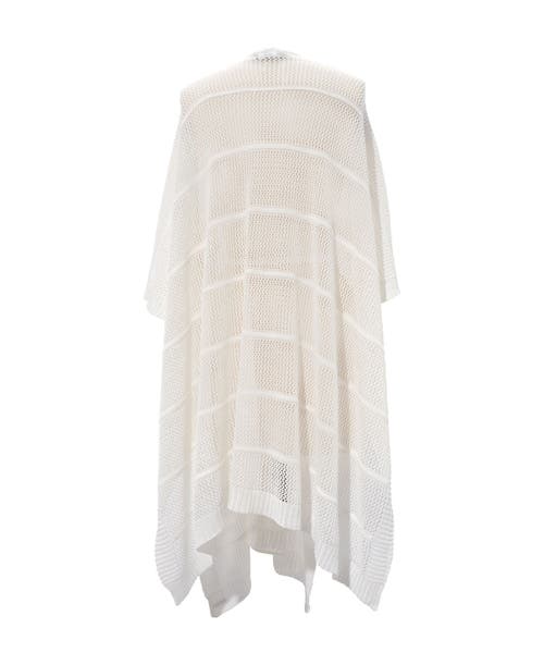 Ralph Lauren Open Knit Ruana In White