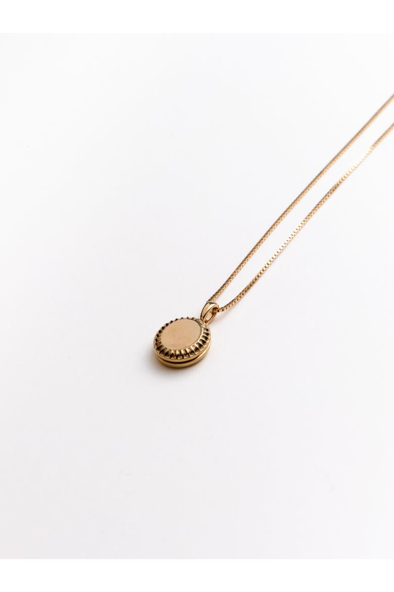 Sutton Oval Locket, Main, color, Recycled Gold Vermeil