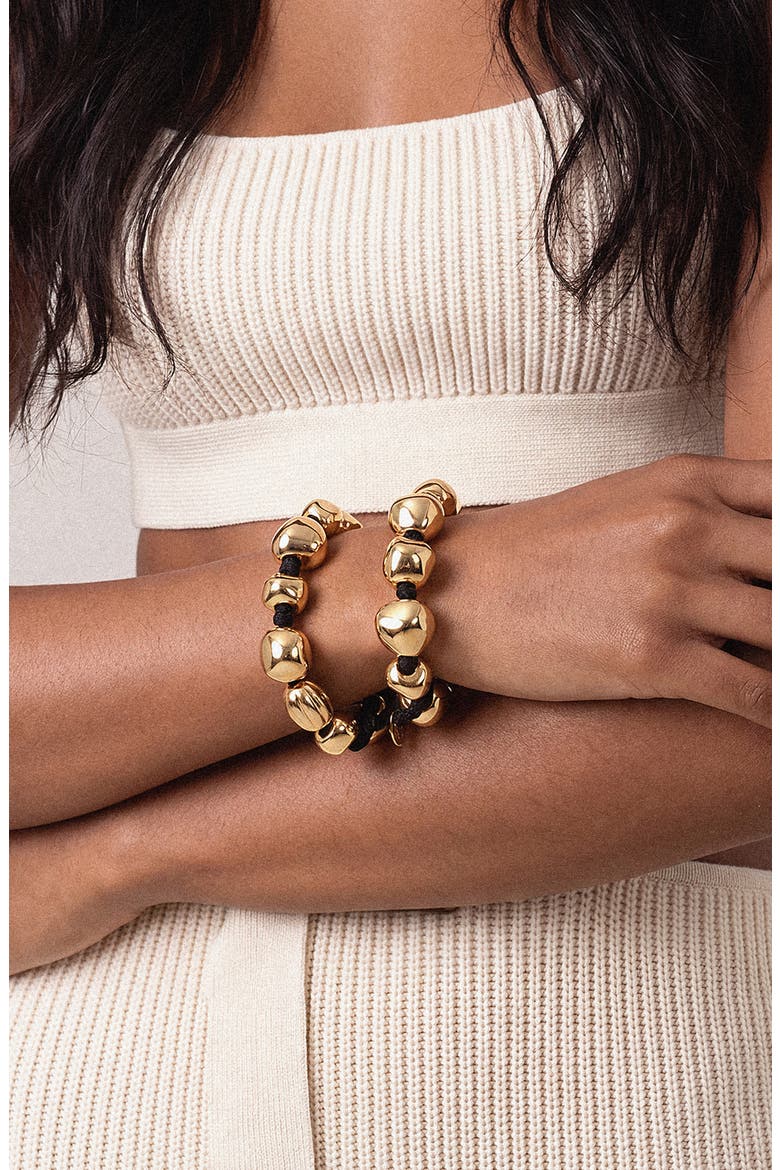 Gilded Glow Set of 2 Cord Bracelets, Alternate, color, GOLD