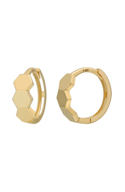 14K Gold Hoop Earrings