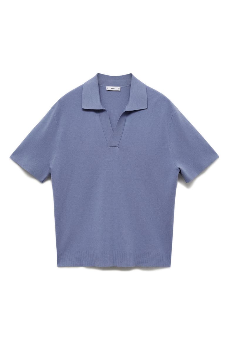 MANGO Relaxed Fit Short Sleeve Polo, Main, color,