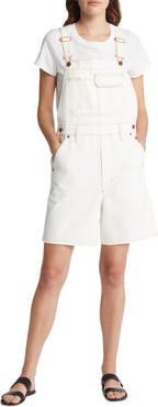 SLVRLAKE Nonstretch Denim Short Overalls