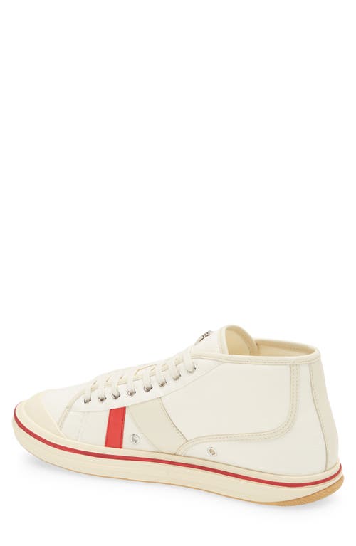 Bottega Veneta Men's Eliot Mid-top Sneakers In Neutral