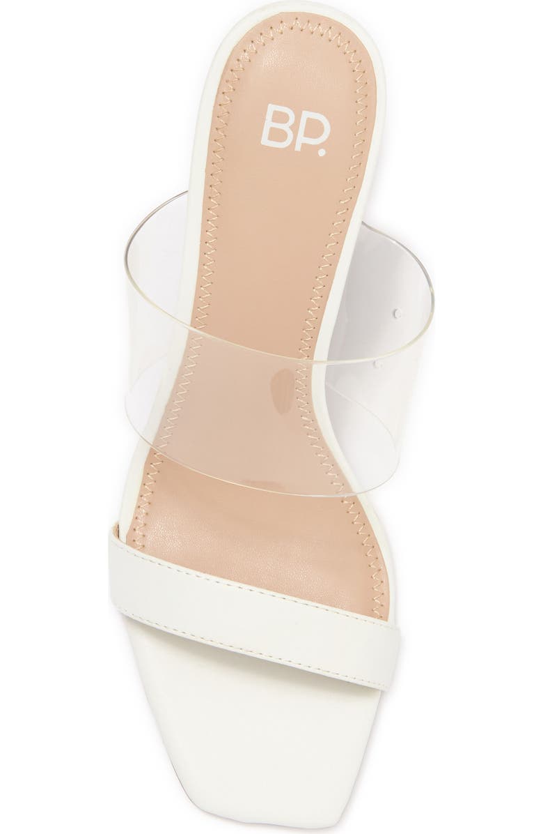 BP. Naomi Clear Block Heel Sandal, Alternate, color,