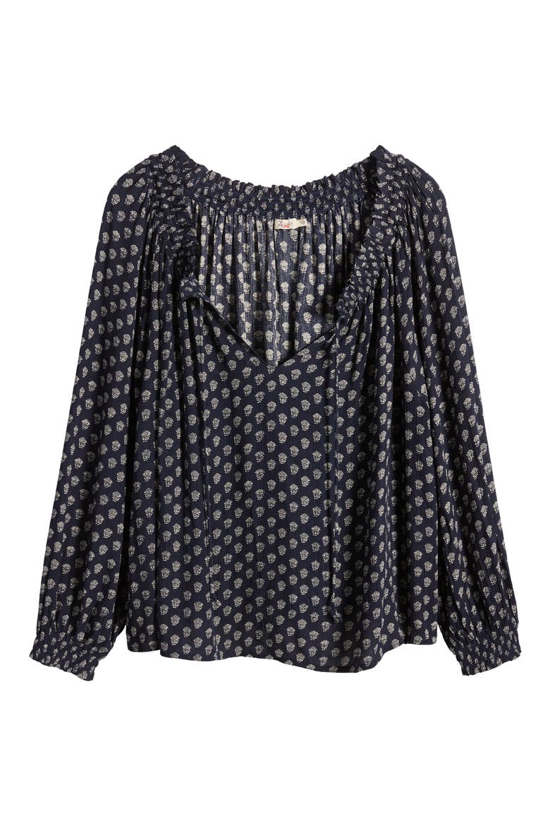 Emery Print Blouse, Alternate, color, LOTUS FLORAL PRINT