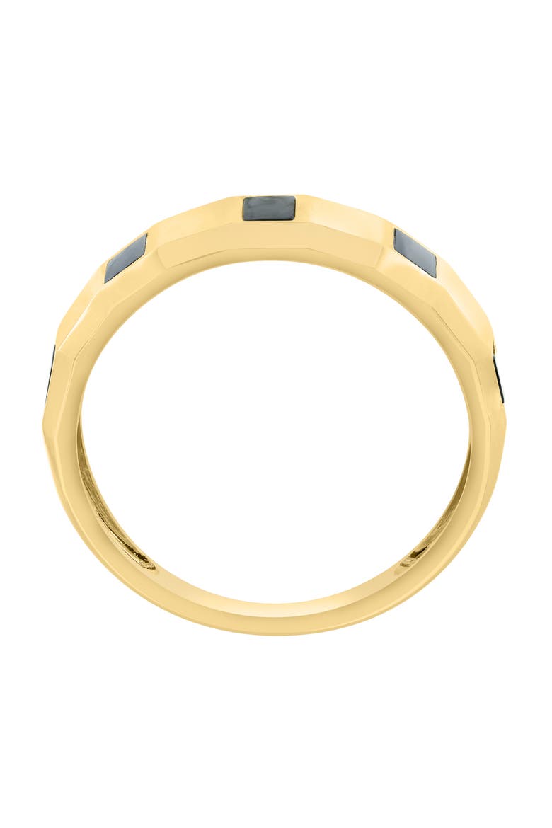Onyx Band Ring, Alternate, color, BLACK