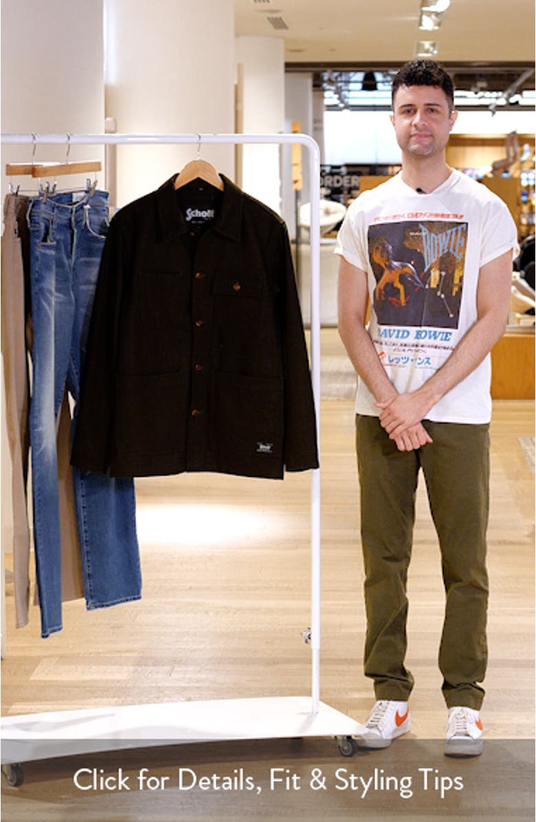 Unlined Wool Blend Chore Jacket, sales video thumbnail