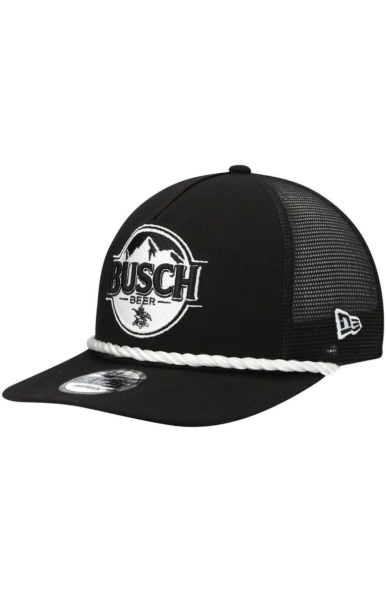 New Era Men's New Era Black Kevin Harvick Golfer Snapback Hat, Alternate, color, Black