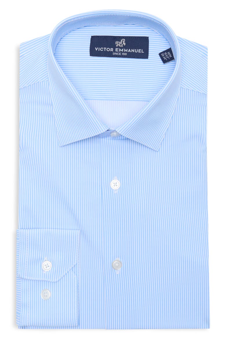 4-Way Stretch Dress Shirt, Main, color, 49 LIGHT BLUE