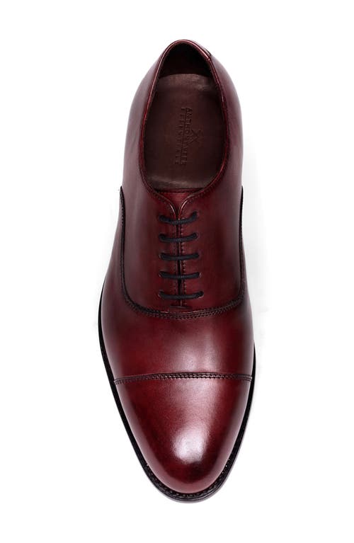 Anthony Veer Clinton Cap Toe Oxford In Oxblood