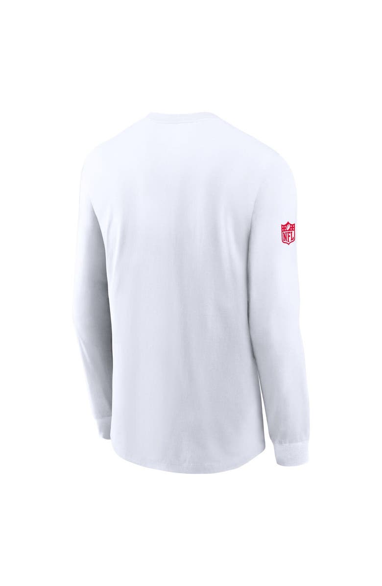 Nike Men's Nike White Houston Texans Sideline Performance Long Sleeve T-Shirt, Alternate, color, White