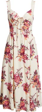 Chelsea28 Floral Midi Dress