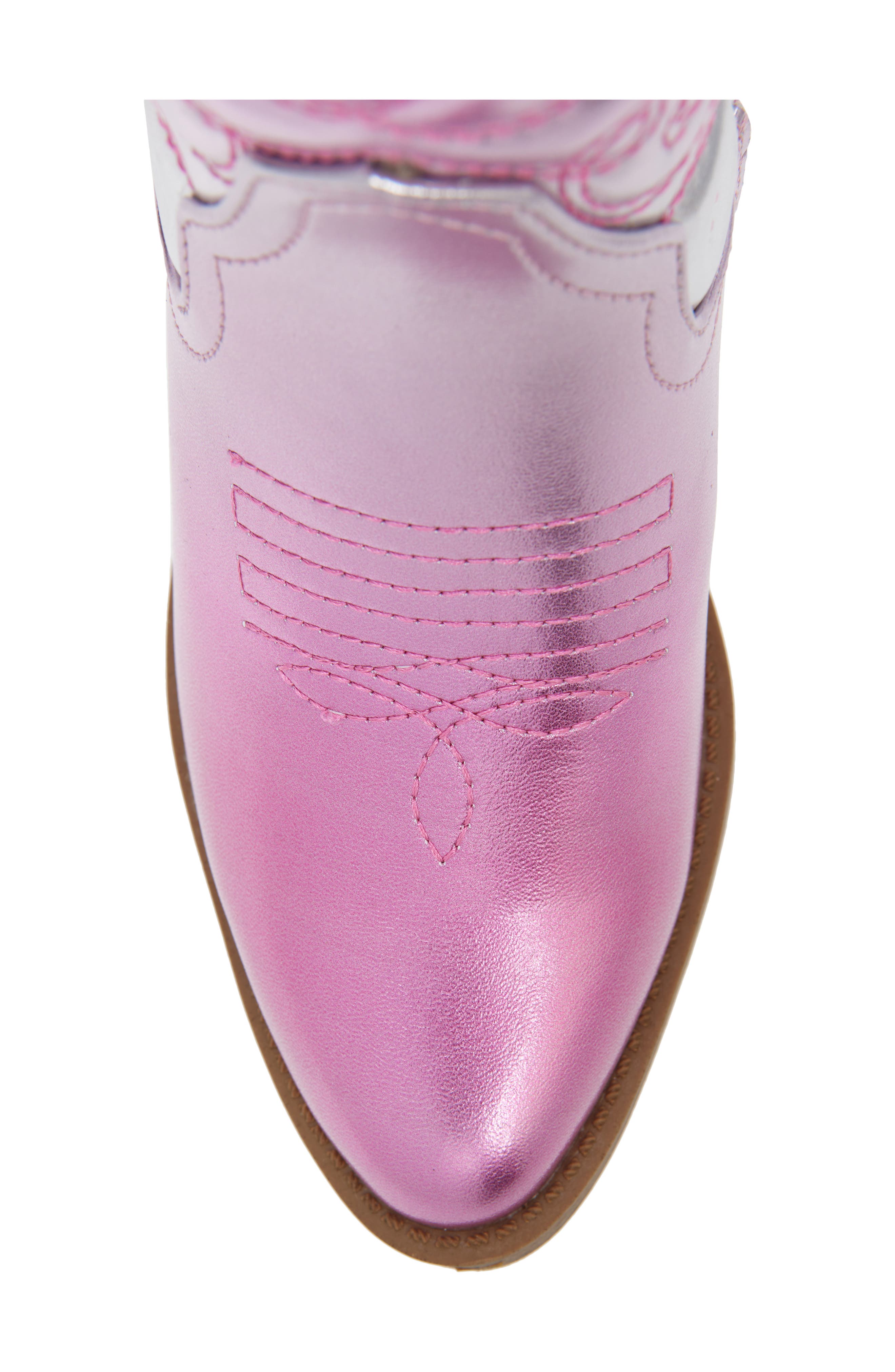 Kids' JDollie Western Boot, Alternate, color, PINK OMBRE