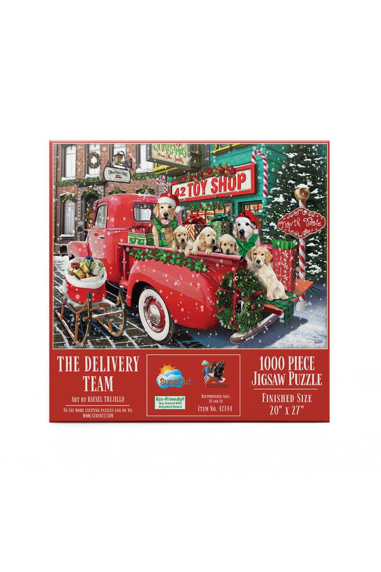 The Delivery Team 1000 piece Jigsaw Puzzle for Adults, Alternate, color, Multicolor