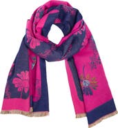 SAACHI Floral Reversible Scarf