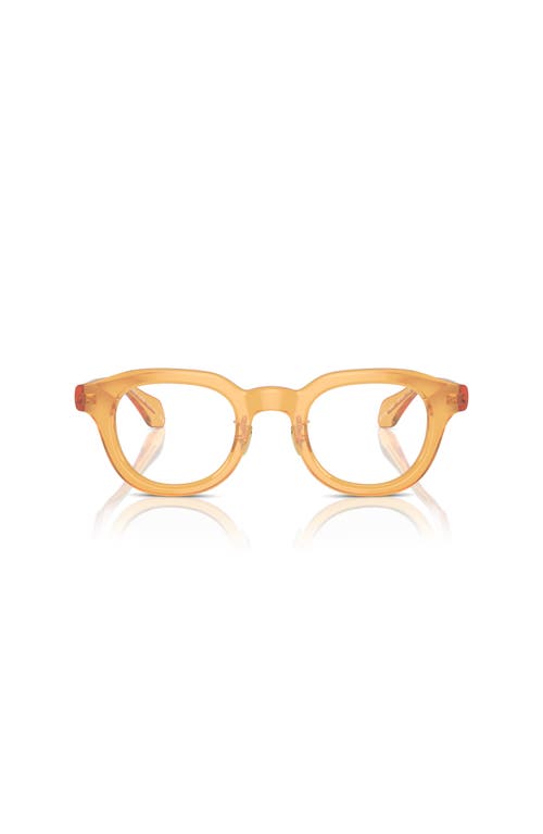 Giorgio Armani 47mm Phantos Optical Glasses In Brown