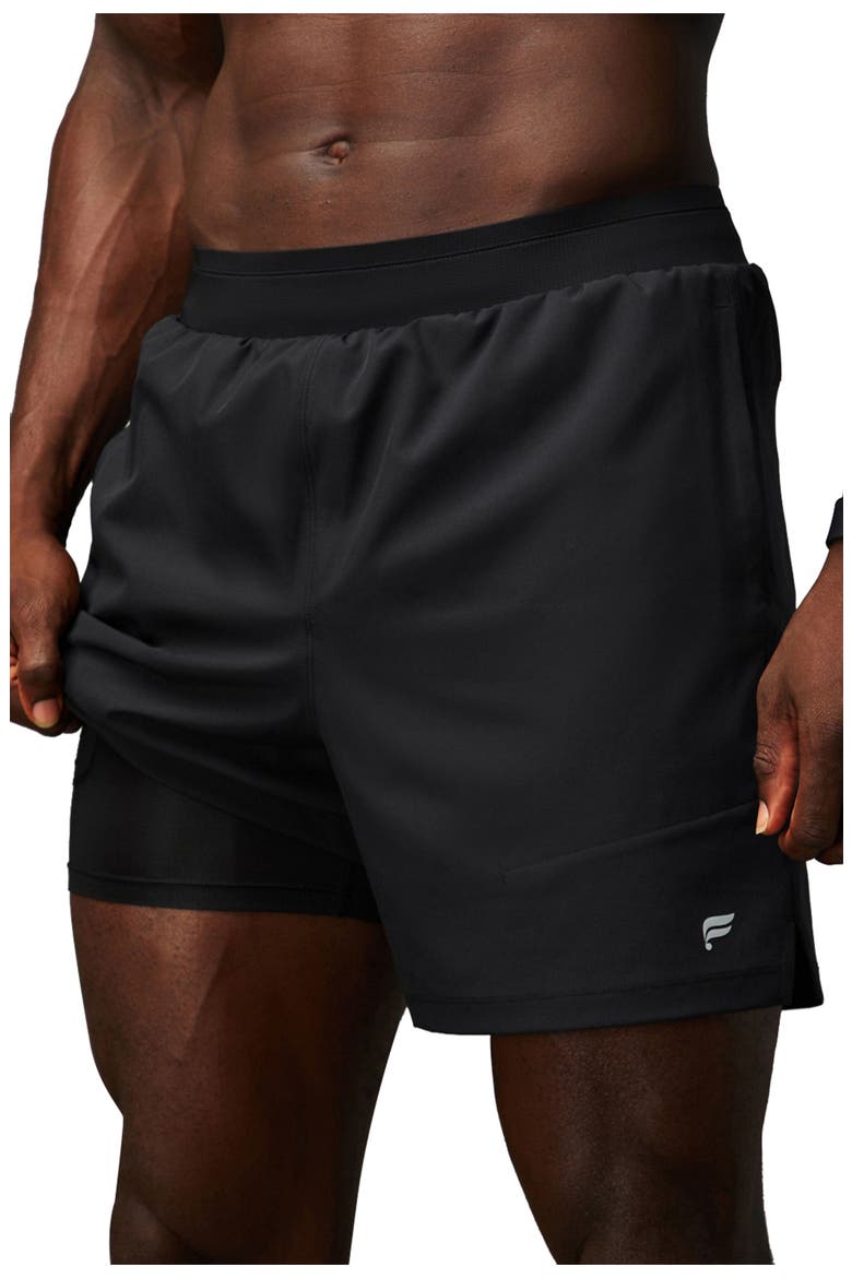 The Fundamental Short II Lined 7", Alternate, color, Black/Black