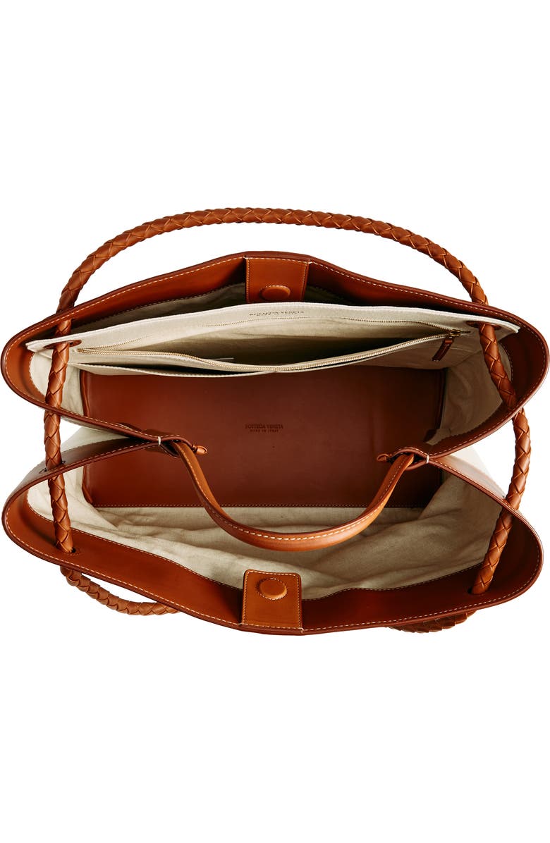 Bottega Veneta Large Andiamo Canvas Handbag, Alternate, color,