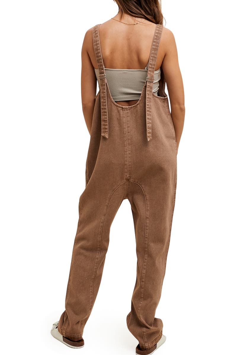 WISHLIST Cotton Denim Overalls, Alternate, color,