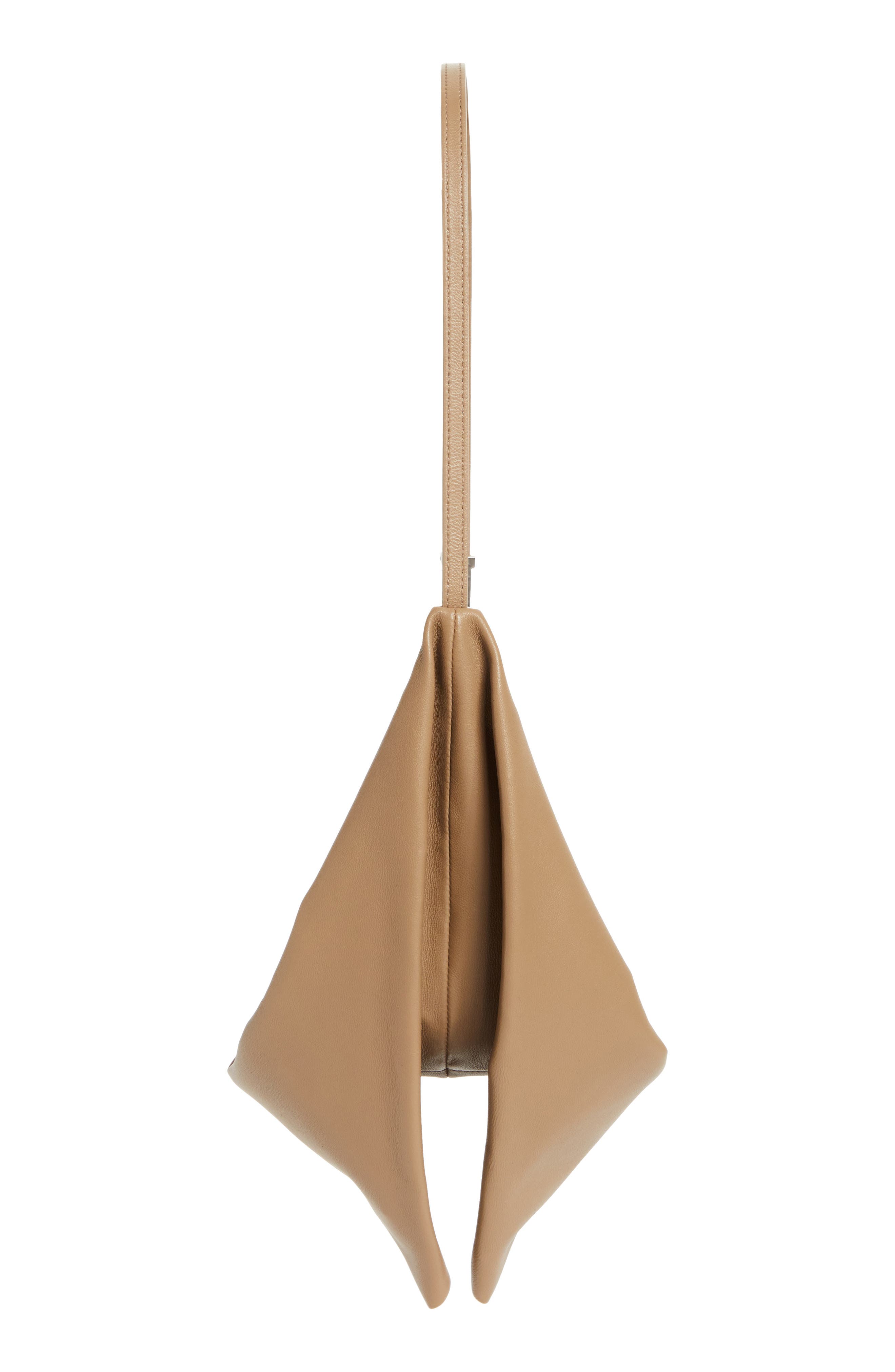 Proenza Schouler Tetra Leather Shoulder Bag, Alternate, color, Cumin