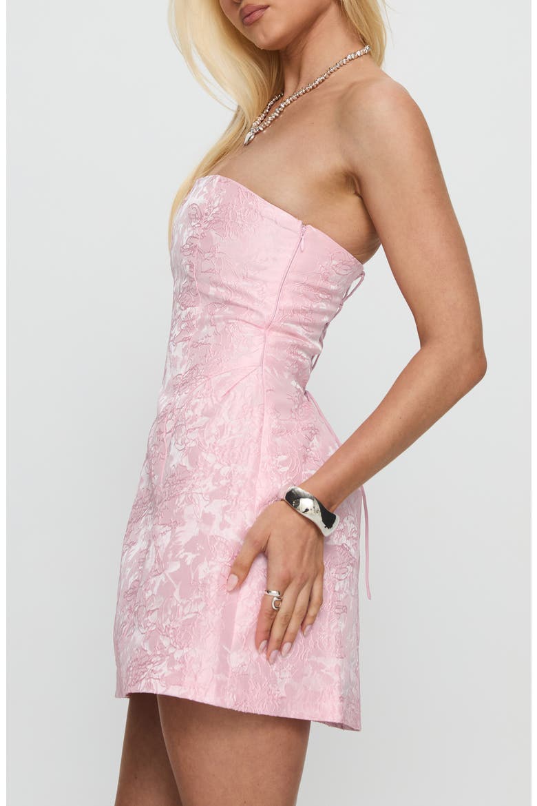 Heaven Sent Strapless Minidress, Alternate, color, LIGHT PINK