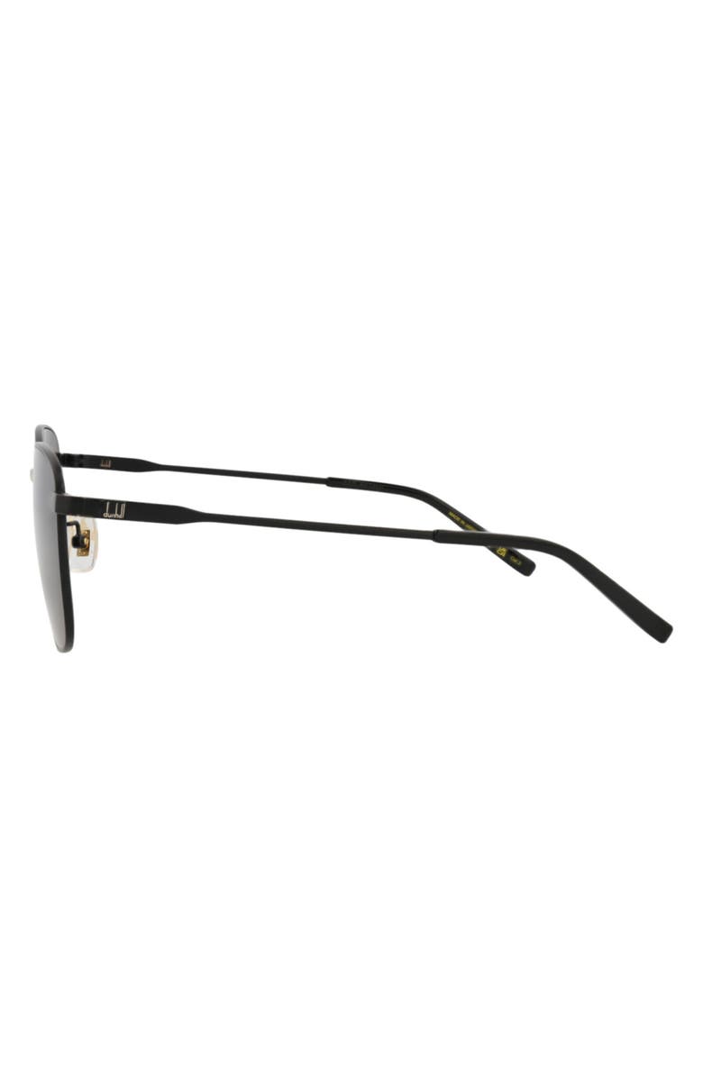 Dunhill 56mm Square Sunglasses, Alternate, color, Black / Grey