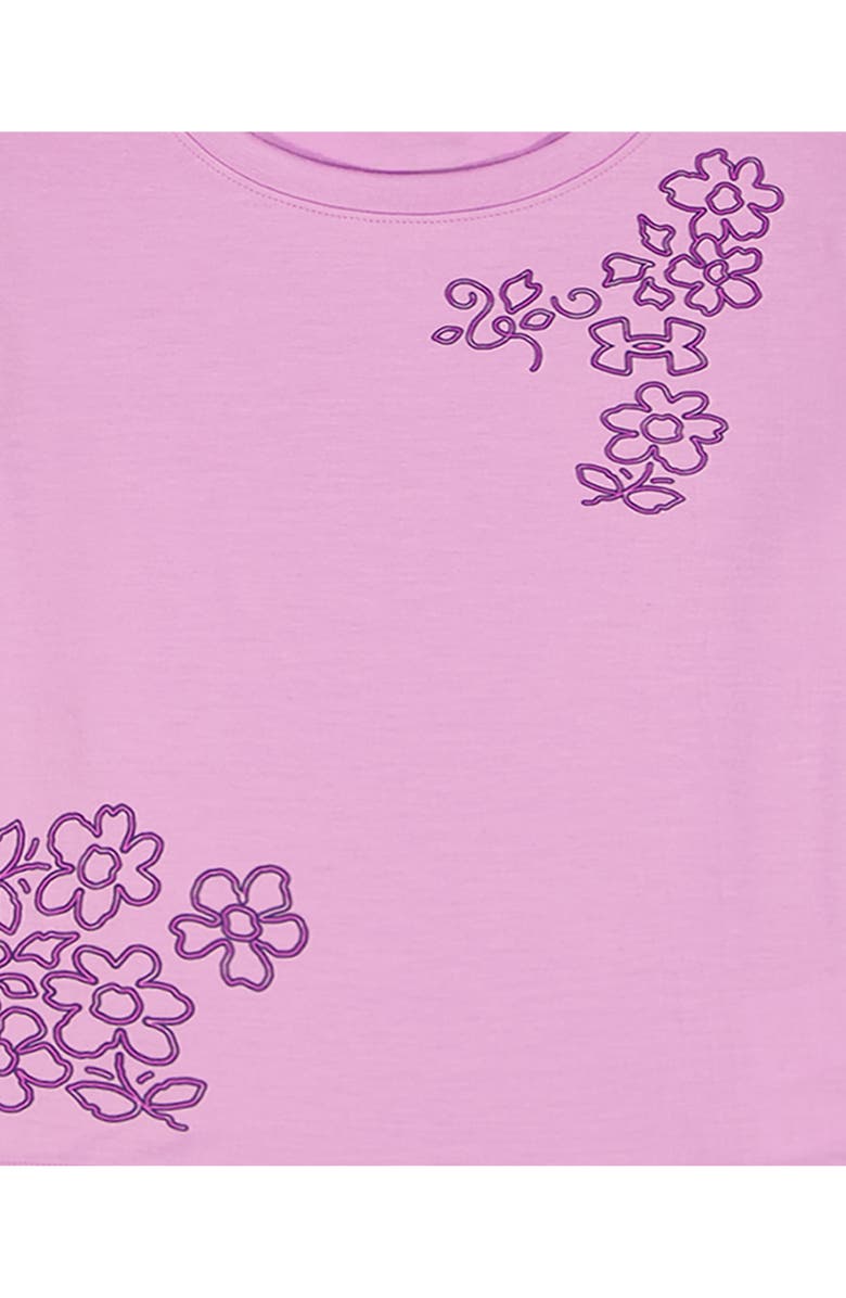 Under Armour Kids' Graphic Tee & Printed Woven Shorts Set, Alternate, color, Pink Dawn